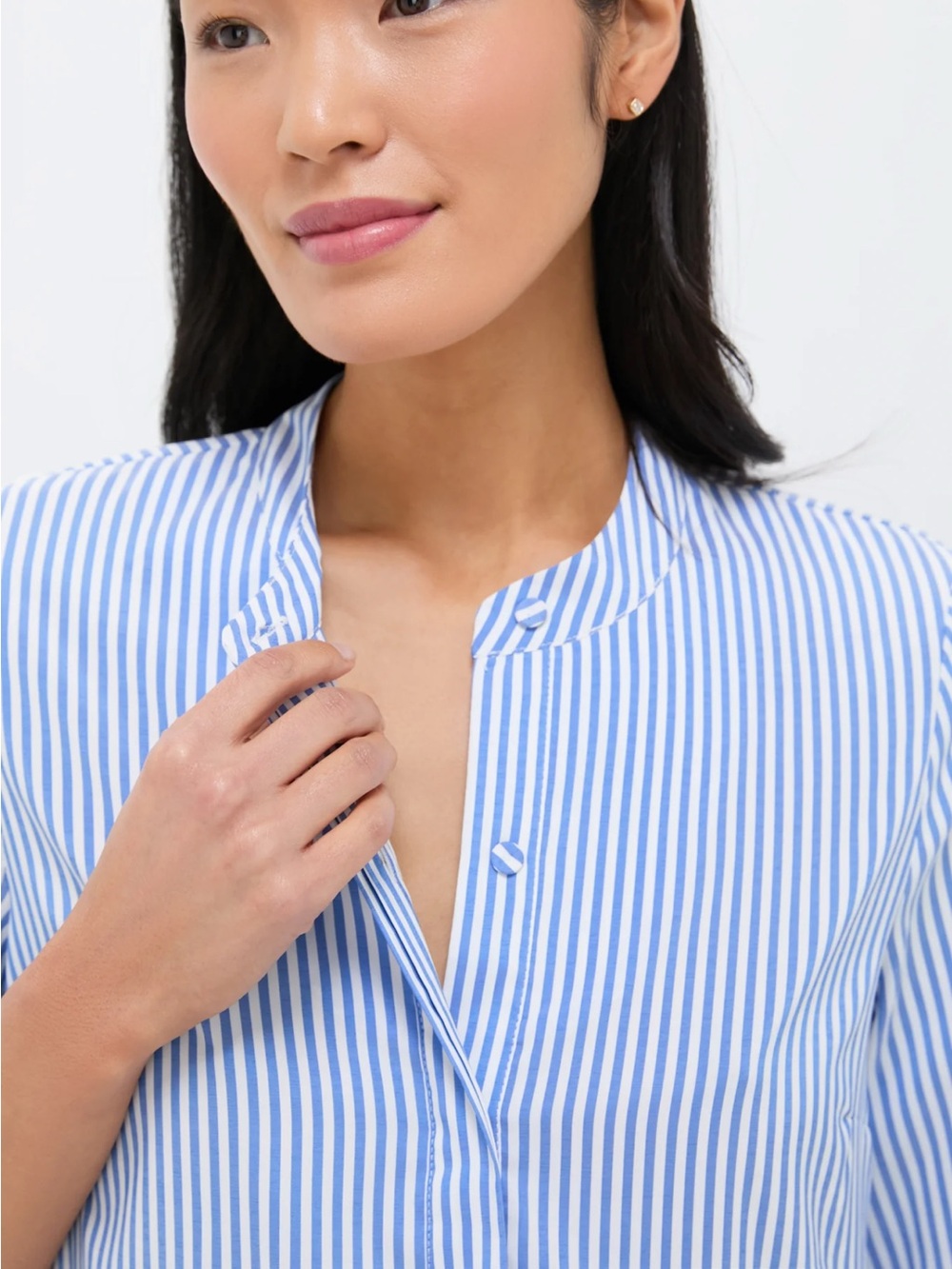 Tuckernuck Blue Stripe Royal Shirt Dress, M - Picture 5 of 9